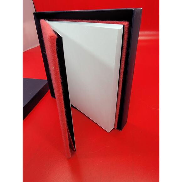 Magaschoni Cashmere Pink Covered Journal Notepad In Box - Picture 2 of 4